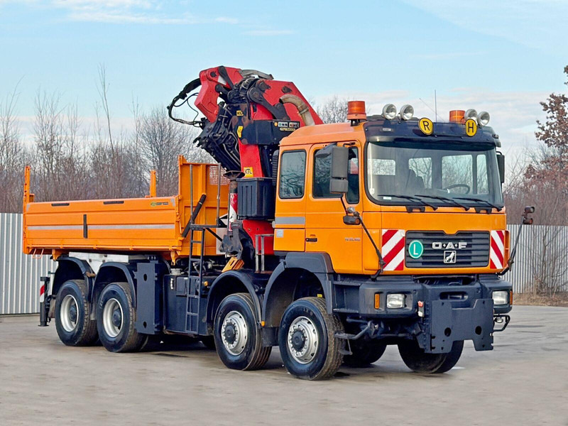 MAN 35.414 * PALFINGER PK 36002 +FUNK / 8x6 - Dropside/ Flatbed truck, Crane truck: picture 3 MAN 35.414 * PALFINGER PK 36002 +FUNK / 8x6 - Dropside/ Flatbed truck, Crane truck: picture 3