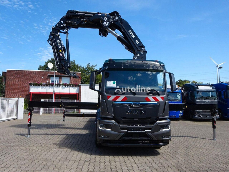 MAN 35.510 - Flatbed+crane - Dropside/ Flatbed truck, Crane truck: picture 2 MAN 35.510 - Flatbed+crane - Dropside/ Flatbed truck, Crane truck: picture 2