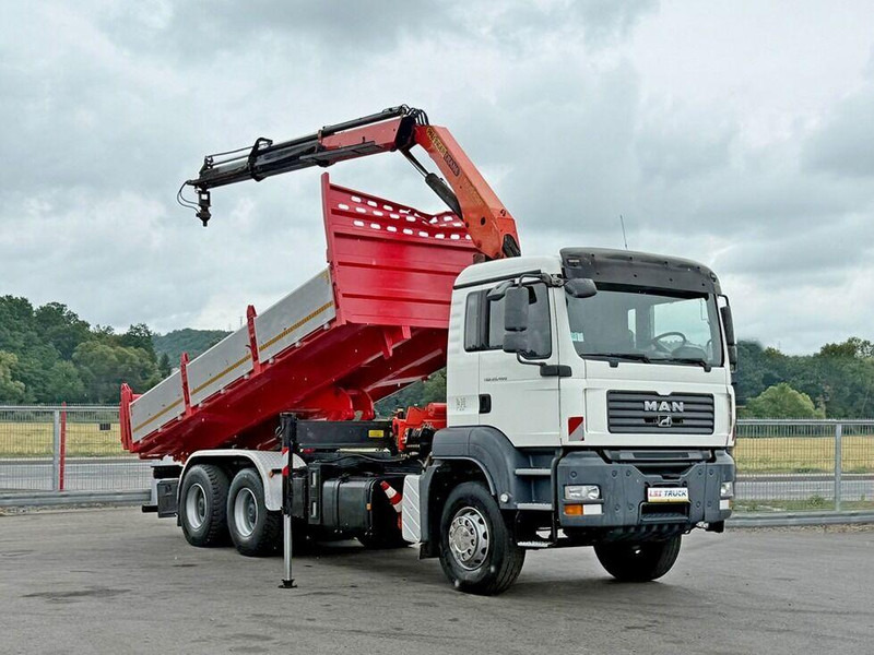 MAN TGA 26.400 * KIPPER 6,00m + PK 15500 * 6x4 * TOP - Tipper, Crane truck: picture 2 MAN TGA 26.400 * KIPPER 6,00m + PK 15500 * 6x4 * TOP - Tipper, Crane truck: picture 2
