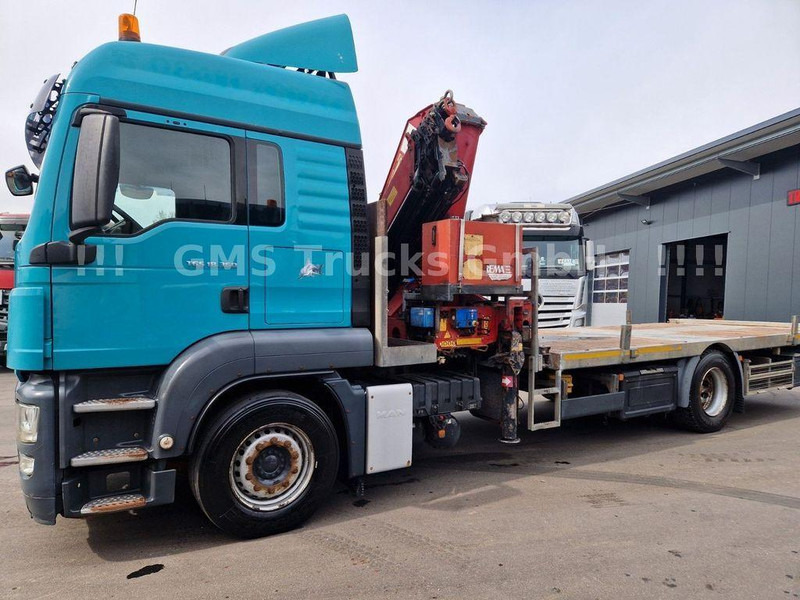 MAN TGS 18.360 Platform Crane HMF 2820 - Dropside/ Flatbed truck, Crane truck: picture 5 MAN TGS 18.360 Platform Crane HMF 2820 - Dropside/ Flatbed truck, Crane truck: picture 5