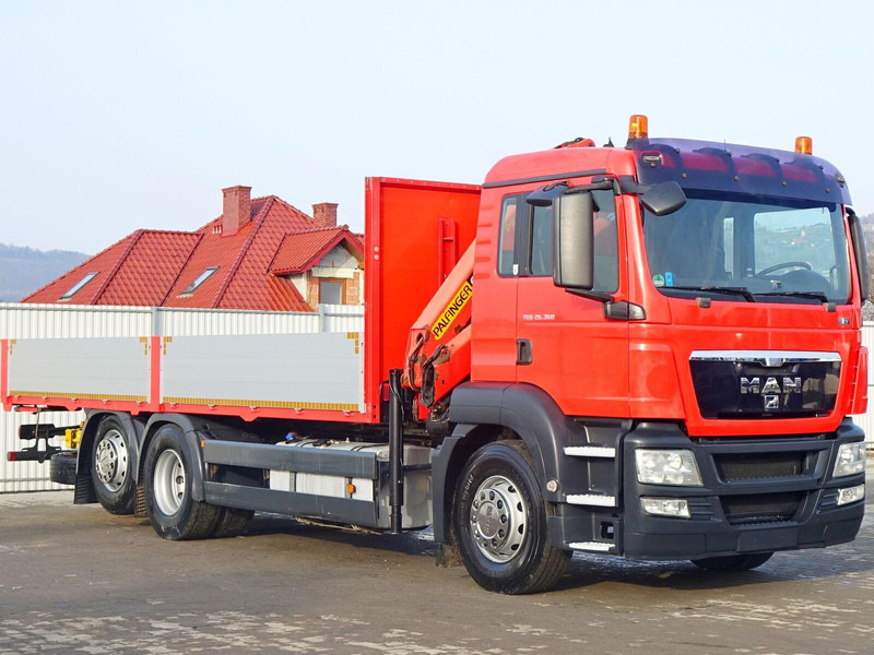 MAN TGS 26.360* PRITSCHE 7,10m* PK 12000 + FUNK *TOP - Dropside/ Flatbed truck, Crane truck: picture 3 MAN TGS 26.360* PRITSCHE 7,10m* PK 12000 + FUNK *TOP - Dropside/ Flatbed truck, Crane truck: picture 3