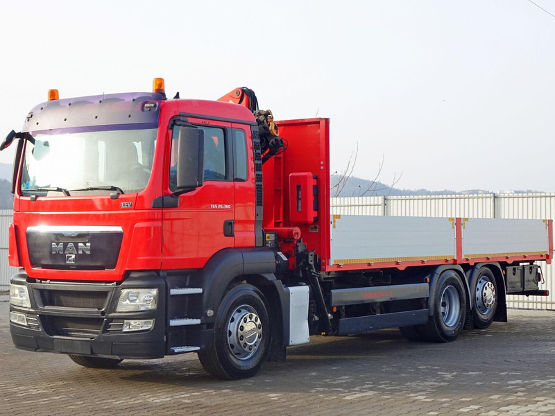 MAN TGS 26.360* PRITSCHE 7,10m* PK 12000 + FUNK *TOP - Dropside/ Flatbed truck, Crane truck: picture 4 MAN TGS 26.360* PRITSCHE 7,10m* PK 12000 + FUNK *TOP - Dropside/ Flatbed truck, Crane truck: picture 4