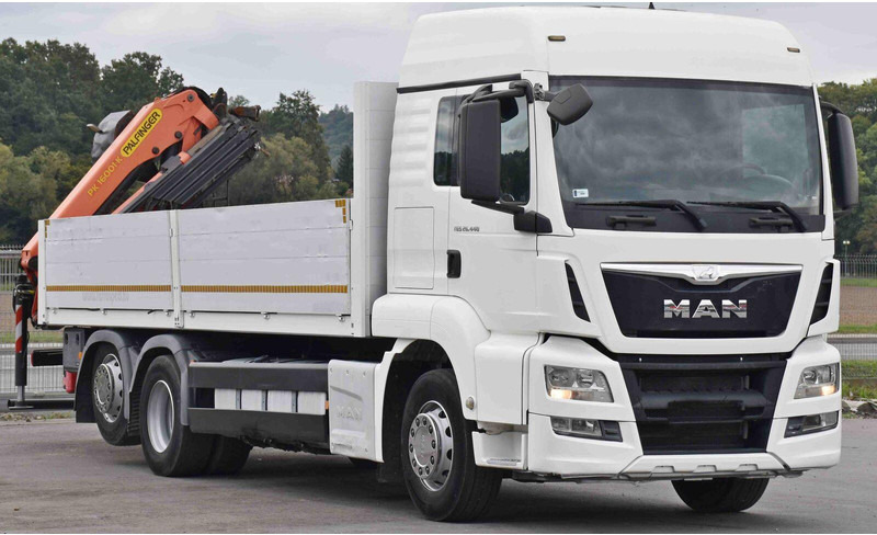 MAN TGS 26.440 * PRITSCHE 6,90 m + PK 16001 - K - Dropside/ Flatbed truck, Crane truck: picture 3 MAN TGS 26.440 * PRITSCHE 6,90 m + PK 16001 - K - Dropside/ Flatbed truck, Crane truck: picture 3