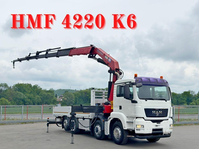 MAN TGS 35.440* KIPPER 6,00m * HMF 4220 K6/FUNK* 8x4 - Dropside/ Flatbed truck, Crane truck: picture 1 MAN TGS 35.440* KIPPER 6,00m * HMF 4220 K6/FUNK* 8x4 - Dropside/ Flatbed truck, Crane truck: picture 1