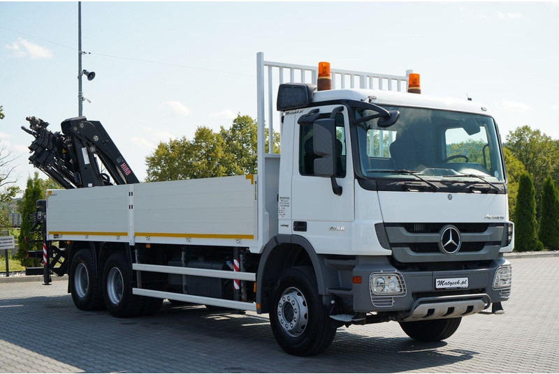 Dropside/ Flatbed truck, Crane truck Mercedes-Benz ACTROS 2636 / 6x4 / SKRZYNIOWY 7 M + HDS HIAB - WYSÓW 12,6 M /: picture 16 Dropside/ Flatbed truck, Crane truck Mercedes-Benz ACTROS 2636 / 6x4 / SKRZYNIOWY 7 M + HDS HIAB - WYSÓW 12,6 M /: picture 16