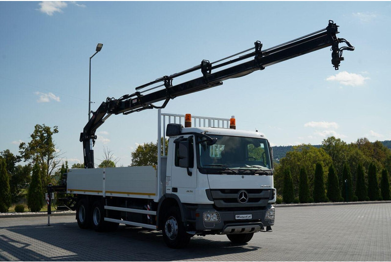 Dropside/ Flatbed truck, Crane truck Mercedes-Benz ACTROS 2636 / 6x4 / SKRZYNIOWY 7 M + HDS HIAB - WYSÓW 12,6 M /: picture 10 Dropside/ Flatbed truck, Crane truck Mercedes-Benz ACTROS 2636 / 6x4 / SKRZYNIOWY 7 M + HDS HIAB - WYSÓW 12,6 M /: picture 10