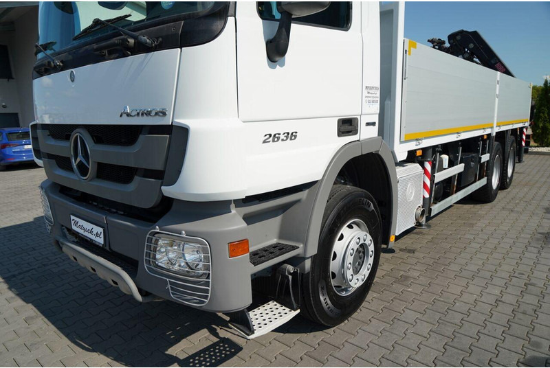 Dropside/ Flatbed truck, Crane truck Mercedes-Benz ACTROS 2636 / 6x4 / SKRZYNIOWY 7 M + HDS HIAB - WYSÓW 12,6 M /: picture 19 Dropside/ Flatbed truck, Crane truck Mercedes-Benz ACTROS 2636 / 6x4 / SKRZYNIOWY 7 M + HDS HIAB - WYSÓW 12,6 M /: picture 19
