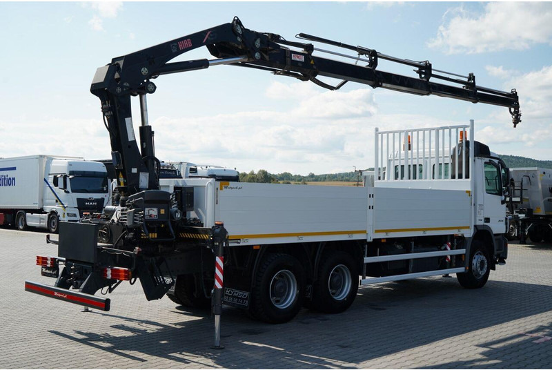 Dropside/ Flatbed truck, Crane truck Mercedes-Benz ACTROS 2636 / 6x4 / SKRZYNIOWY 7 M + HDS HIAB - WYSÓW 12,6 M /: picture 7 Dropside/ Flatbed truck, Crane truck Mercedes-Benz ACTROS 2636 / 6x4 / SKRZYNIOWY 7 M + HDS HIAB - WYSÓW 12,6 M /: picture 7