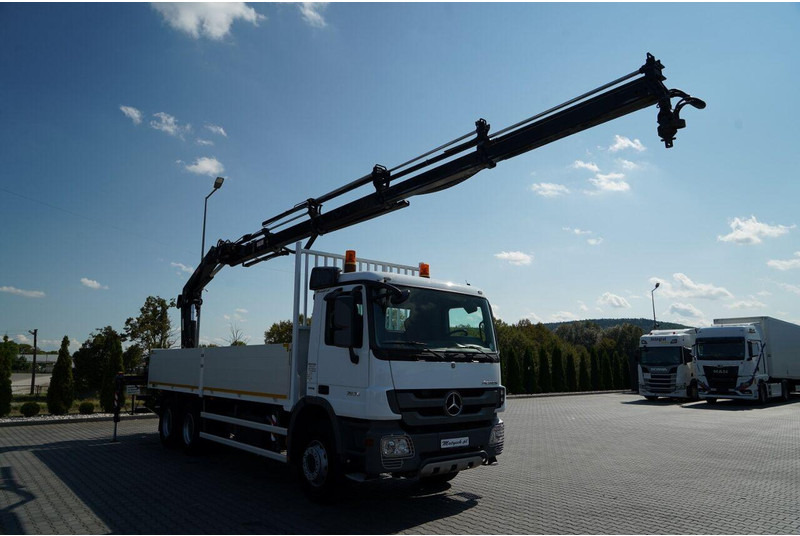 Dropside/ Flatbed truck, Crane truck Mercedes-Benz ACTROS 2636 / 6x4 / SKRZYNIOWY 7 M + HDS HIAB - WYSÓW 12,6 M /: picture 9 Dropside/ Flatbed truck, Crane truck Mercedes-Benz ACTROS 2636 / 6x4 / SKRZYNIOWY 7 M + HDS HIAB - WYSÓW 12,6 M /: picture 9