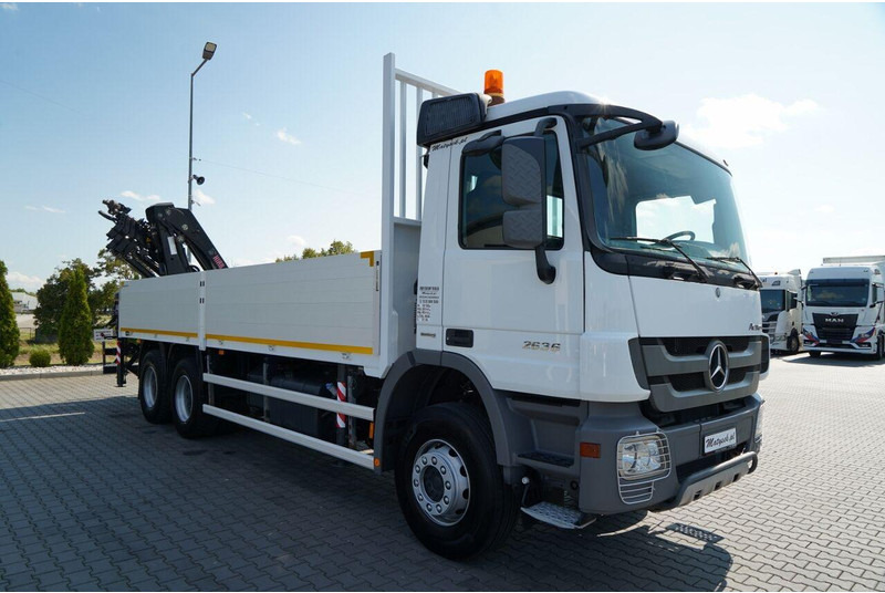 Dropside/ Flatbed truck, Crane truck Mercedes-Benz ACTROS 2636 / 6x4 / SKRZYNIOWY 7 M + HDS HIAB - WYSÓW 12,6 M /: picture 15 Dropside/ Flatbed truck, Crane truck Mercedes-Benz ACTROS 2636 / 6x4 / SKRZYNIOWY 7 M + HDS HIAB - WYSÓW 12,6 M /: picture 15