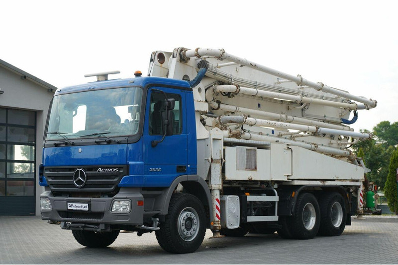 Mercedes-Benz ACTROS 2636 / POMPA SERMAC 5Z37 / 37 METRÓW / STEROWANIE RADIOW - Concrete pump truck: picture 1 Mercedes-Benz ACTROS 2636 / POMPA SERMAC 5Z37 / 37 METRÓW / STEROWANIE RADIOW - Concrete pump truck: picture 1