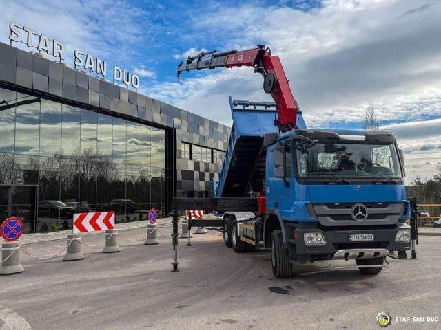 Tipper, Crane truck Mercedes-Benz ACTROS 3341 6x6 HMF 4220 K4 CRANE KIPPER: picture 13 Tipper, Crane truck Mercedes-Benz ACTROS 3341 6x6 HMF 4220 K4 CRANE KIPPER: picture 13