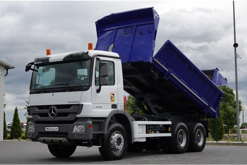 Mercedes-Benz ACTROS 3344 / 6x4 / WYWROTKA 2 STR / BORDMATIC / HYDROBURTA / HY - Tipper: picture 1 Mercedes-Benz ACTROS 3344 / 6x4 / WYWROTKA 2 STR / BORDMATIC / HYDROBURTA / HY - Tipper: picture 1
