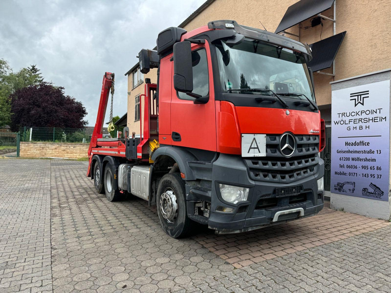 Mercedes-Benz Arocs 2536 BL 6x2/Funkfernbe./VDL-ASK 18 TK - Container transporter/ Swap body truck, Crane truck: picture 1 Mercedes-Benz Arocs 2536 BL 6x2/Funkfernbe./VDL-ASK 18 TK - Container transporter/ Swap body truck, Crane truck: picture 1