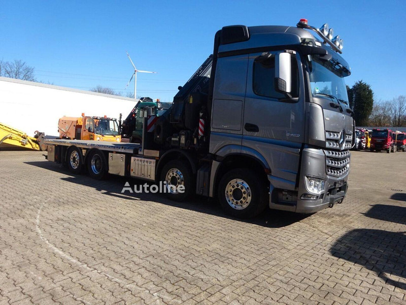 Mercedes-Benz Arocs 3453 8x2 Open Flatbed + Crane Fassi F820 - Dropside/ Flatbed truck, Crane truck: picture 3 Mercedes-Benz Arocs 3453 8x2 Open Flatbed + Crane Fassi F820 - Dropside/ Flatbed truck, Crane truck: picture 3