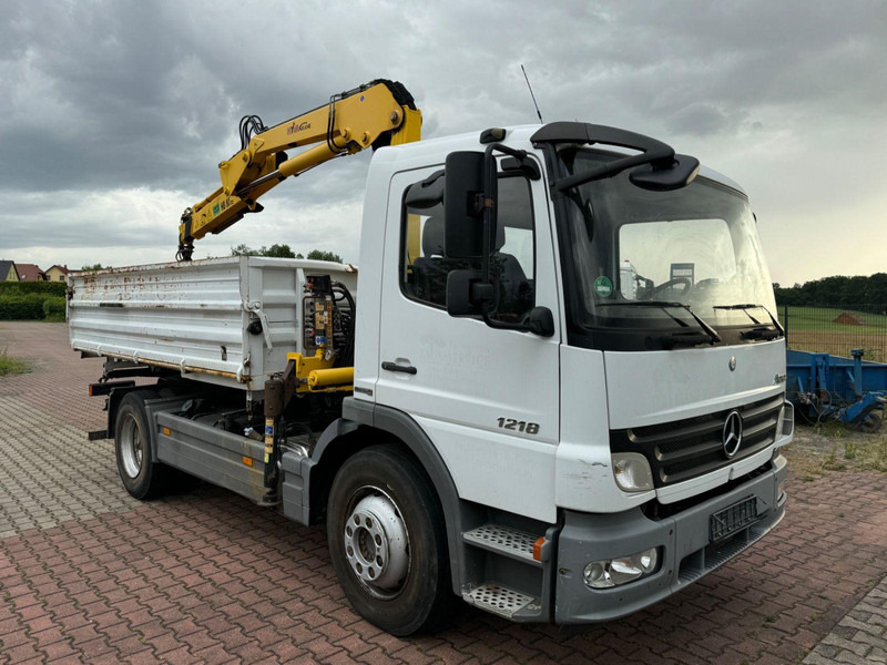 Mercedes-Benz Atego 1218 Meiller Kipper / Kran / Greifer - Tipper, Crane truck: picture 1 Mercedes-Benz Atego 1218 Meiller Kipper / Kran / Greifer - Tipper, Crane truck: picture 1