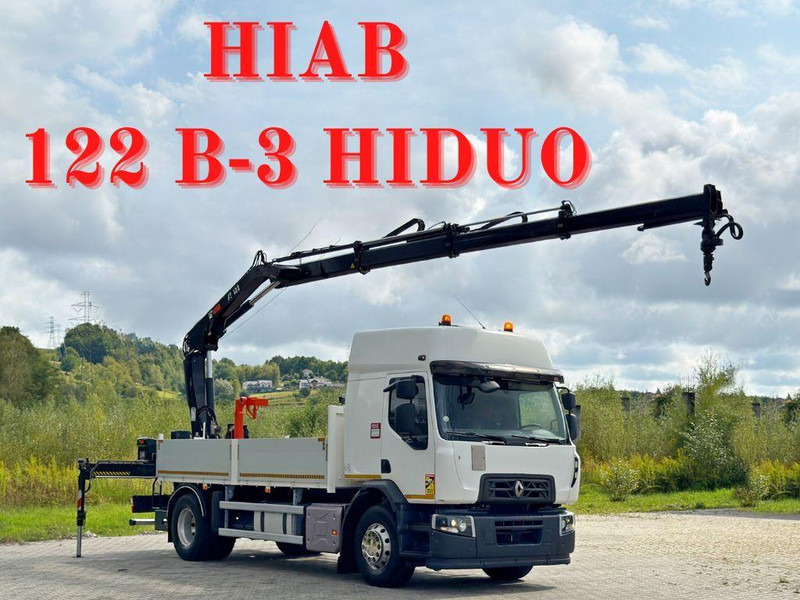 Renault C 430 * HIAB 122 B - 3 HIDUO + FUNK * TOP - Dropside/ Flatbed truck, Crane truck: picture 1 Renault C 430 * HIAB 122 B - 3 HIDUO + FUNK * TOP - Dropside/ Flatbed truck, Crane truck: picture 1