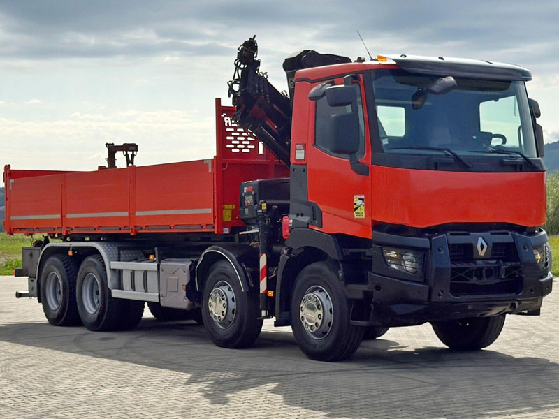 Renault C 430 *KIPPER 6,80m* HIAB X-HIDUO 188 ES-4 * 8x4 - Tipper, Crane truck: picture 4 Renault C 430 *KIPPER 6,80m* HIAB X-HIDUO 188 ES-4 * 8x4 - Tipper, Crane truck: picture 4