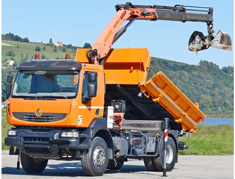 Renault KERAX 370 - Tipper, Crane truck: picture 3 Renault KERAX 370 - Tipper, Crane truck: picture 3