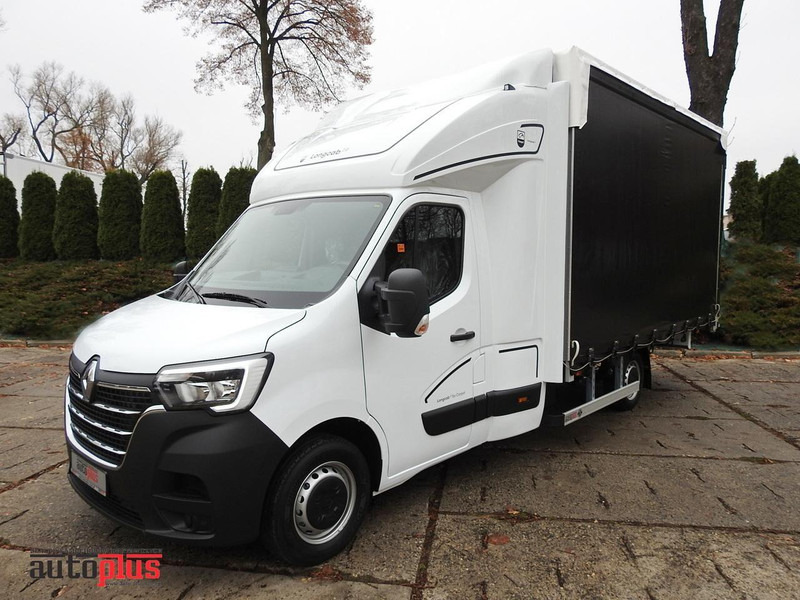 Renault MASTER NOWY PLANDEKA 10 PALET WEBASTO TEMPOMAT KLIMATYZACJA LEDY - Box truck: picture 1 Renault MASTER NOWY PLANDEKA 10 PALET WEBASTO TEMPOMAT KLIMATYZACJA LEDY - Box truck: picture 1