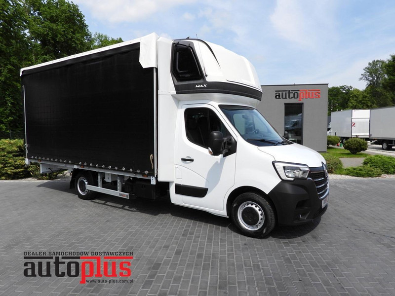 Renault MASTER  PLANDEKA 12 PALET WEBASTO TEMPOMAT LEDY PNEUMATYKA KLIMA - Box truck: picture 1 Renault MASTER  PLANDEKA 12 PALET WEBASTO TEMPOMAT LEDY PNEUMATYKA KLIMA - Box truck: picture 1