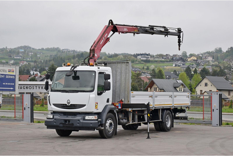 Renault MIDLUM 220 DXI *PRITSCHE 7,35m * KRAN + FUNK - Dropside/ Flatbed truck, Crane truck: picture 2 Renault MIDLUM 220 DXI *PRITSCHE 7,35m * KRAN + FUNK - Dropside/ Flatbed truck, Crane truck: picture 2