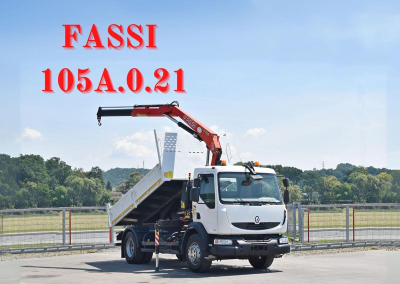 Renault MIDLUM 300 DXI - Tipper, Crane truck: picture 1 Renault MIDLUM 300 DXI - Tipper, Crane truck: picture 1