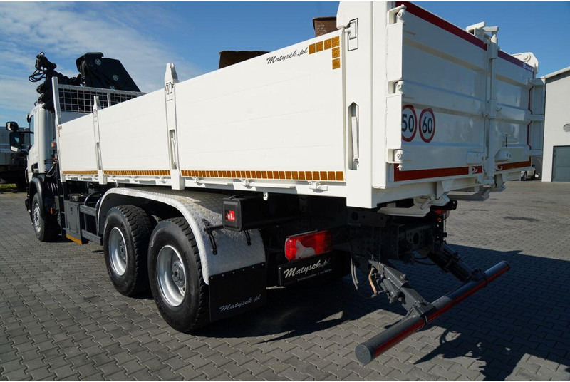 Tipper, Crane truck Scania P 410 / 6x4 / WYWROTKA - 6 M + HDS HIAB XS 211 / STEROWANIE RADI: picture 19