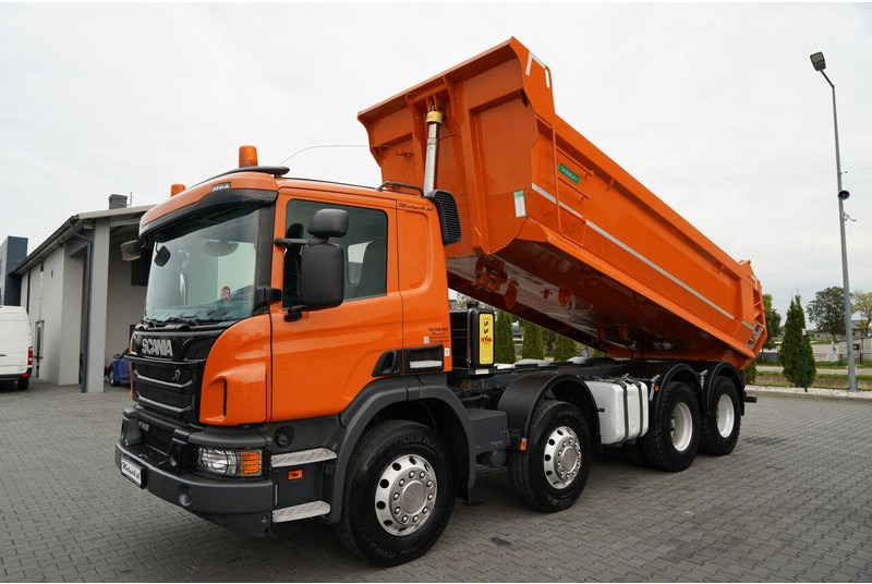 Scania P 410 / 8x4 / WYWROTKA TYLNOZSYPOWA / ALUFELGI / OPONY 100% / MA - Tipper: picture 4 Scania P 410 / 8x4 / WYWROTKA TYLNOZSYPOWA / ALUFELGI / OPONY 100% / MA - Tipper: picture 4