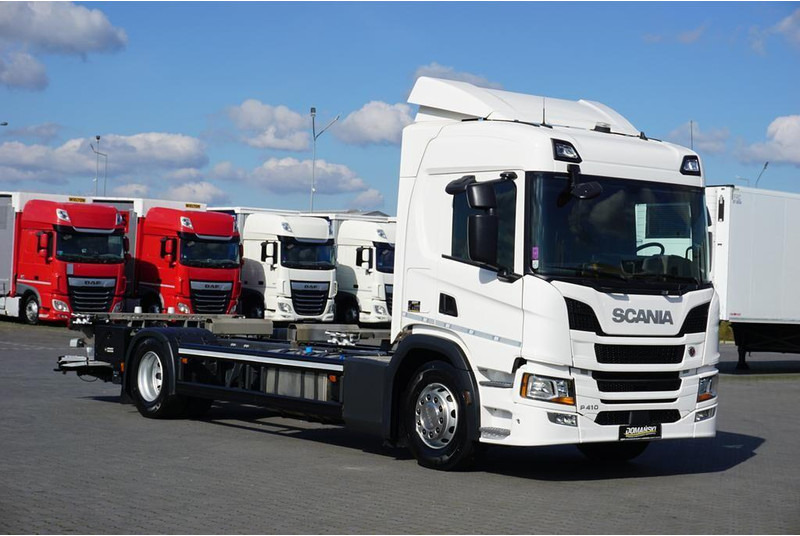 Scania / P 410 / E 6 / BDF + WINDA / 7.15 , 7.45, 7.82 M / RETARDER - Cab chassis truck: picture 1 Scania / P 410 / E 6 / BDF + WINDA / 7.15 , 7.45, 7.82 M / RETARDER - Cab chassis truck: picture 1