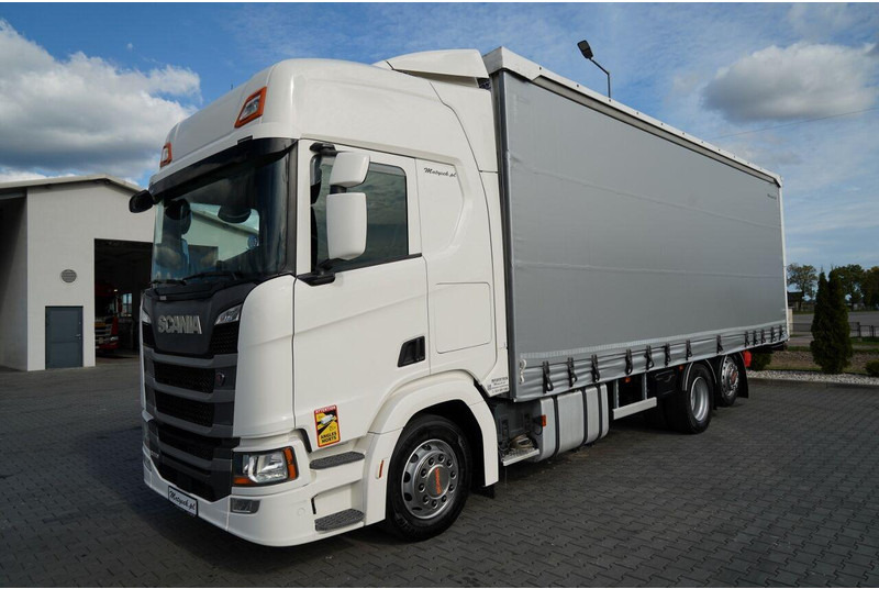 Scania R 450 / MEGA / 6x2 / FIRANKA - 8,2 m / SOLÓWKA / OŚ PODNOSZONA / - Curtainsider truck: picture 2 Scania R 450 / MEGA / 6x2 / FIRANKA - 8,2 m / SOLÓWKA / OŚ PODNOSZONA / - Curtainsider truck: picture 2