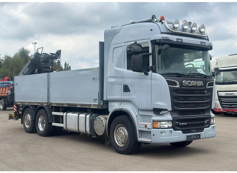 Scania R500 V8 6x2 Flatbed + Crane Fassi 235 - Dropside/ Flatbed truck, Crane truck: picture 2 Scania R500 V8 6x2 Flatbed + Crane Fassi 235 - Dropside/ Flatbed truck, Crane truck: picture 2