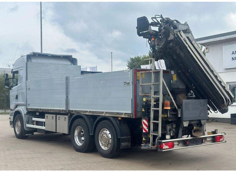 Scania R500 V8 6x2 Flatbed + Crane Fassi 235 - Dropside/ Flatbed truck, Crane truck: picture 4 Scania R500 V8 6x2 Flatbed + Crane Fassi 235 - Dropside/ Flatbed truck, Crane truck: picture 4