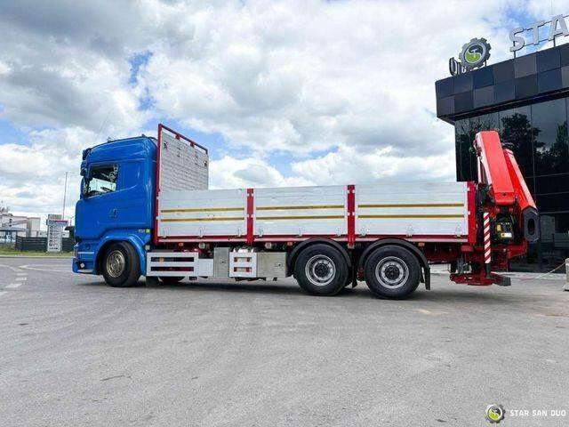 Scania R730 - Dropside/ Flatbed truck, Crane truck: picture 4 Scania R730 - Dropside/ Flatbed truck, Crane truck: picture 4
