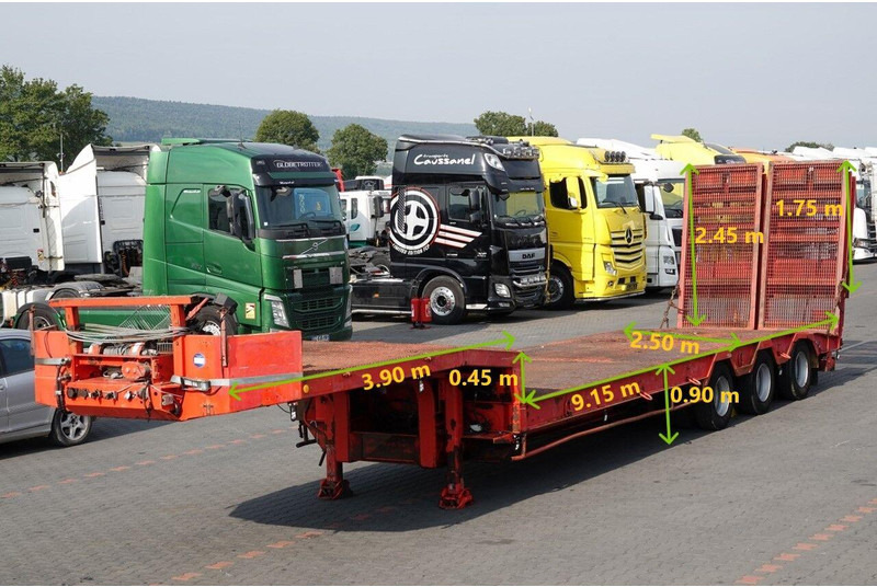Verem NACZEPA LAWETA NISKOPODWOZIE / NAJAZDY HYDRAULICZNE / 3 OSIOWA / - Low loader semi-trailer: picture 2 Verem NACZEPA LAWETA NISKOPODWOZIE / NAJAZDY HYDRAULICZNE / 3 OSIOWA / - Low loader semi-trailer: picture 2