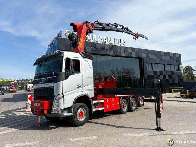 Volvo FH 500 8x4*4 PK65002 Fly JIB Crane 7456 h Winch - Dropside/ Flatbed truck, Crane truck: picture 4 Volvo FH 500 8x4*4 PK65002 Fly JIB Crane 7456 h Winch - Dropside/ Flatbed truck, Crane truck: picture 4