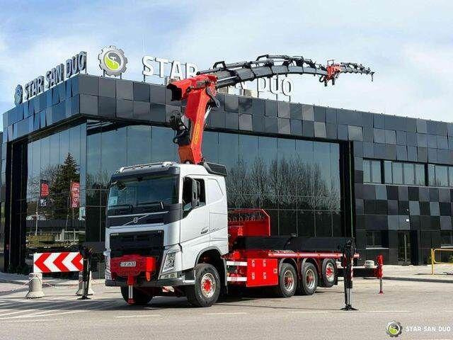 Volvo FH 500 8x4*4 PK65002 Fly JIB Crane 7456 h Winch - Dropside/ Flatbed truck, Crane truck: picture 2 Volvo FH 500 8x4*4 PK65002 Fly JIB Crane 7456 h Winch - Dropside/ Flatbed truck, Crane truck: picture 2