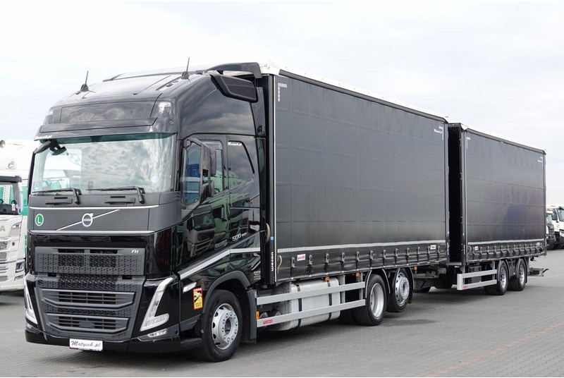 Volvo FH 500 / I-SAVE / XL / ZESTAW TANDEM PRZEJAZDOWY 120 M3 / 2023 / - Curtainsider truck: picture 3 Volvo FH 500 / I-SAVE / XL / ZESTAW TANDEM PRZEJAZDOWY 120 M3 / 2023 / - Curtainsider truck: picture 3