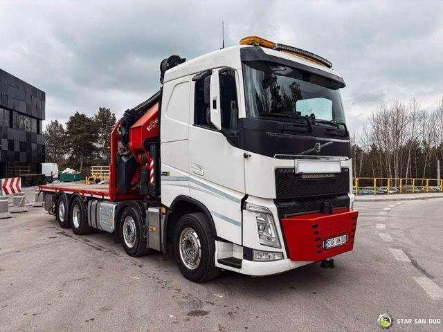 Volvo FH 550 8x2 HMF 8520 FLY JIB Winch Crane Euro 6 - Dropside/ Flatbed truck, Crane truck: picture 5 Volvo FH 550 8x2 HMF 8520 FLY JIB Winch Crane Euro 6 - Dropside/ Flatbed truck, Crane truck: picture 5