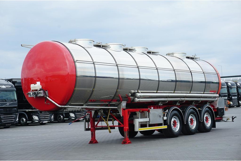 Wielton SOMMER / CYSTERNA SPOZYWCZA / 28 374 LITRÓW / 4 KOMOROWA / WEBAS - Tank semi-trailer: picture 1 Wielton SOMMER / CYSTERNA SPOZYWCZA / 28 374 LITRÓW / 4 KOMOROWA / WEBAS - Tank semi-trailer: picture 1