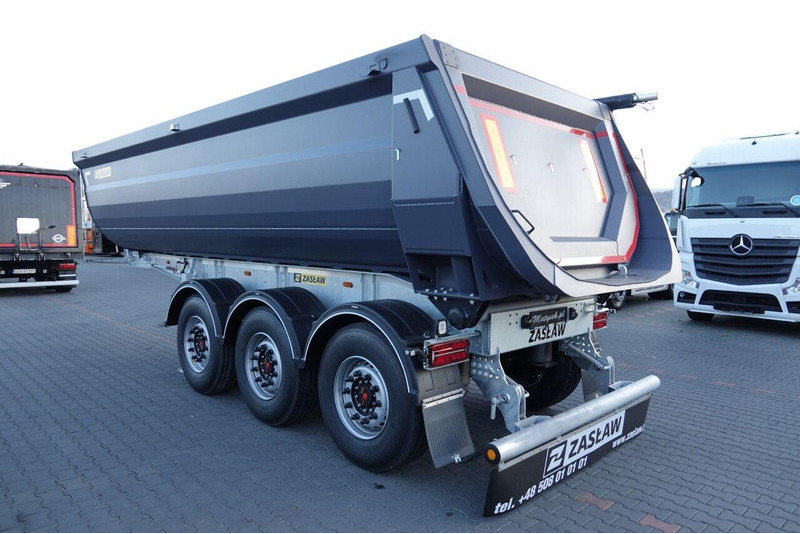 ZASŁAW WYWROTKA 26 m3 / FABRYCZNIE NOWA / STALOWA / RYNNA WANNA HP / 20 - Tipper semi-trailer: picture 5 ZASŁAW WYWROTKA 26 m3 / FABRYCZNIE NOWA / STALOWA / RYNNA WANNA HP / 20 - Tipper semi-trailer: picture 5