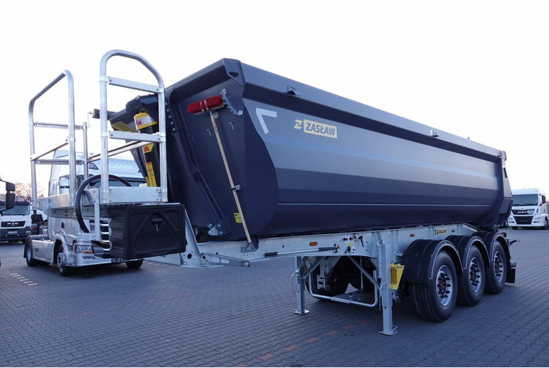 ZASŁAW WYWROTKA 26 m3 / FABRYCZNIE NOWA / STALOWA / RYNNA WANNA HP / 20 - Tipper semi-trailer: picture 4 ZASŁAW WYWROTKA 26 m3 / FABRYCZNIE NOWA / STALOWA / RYNNA WANNA HP / 20 - Tipper semi-trailer: picture 4