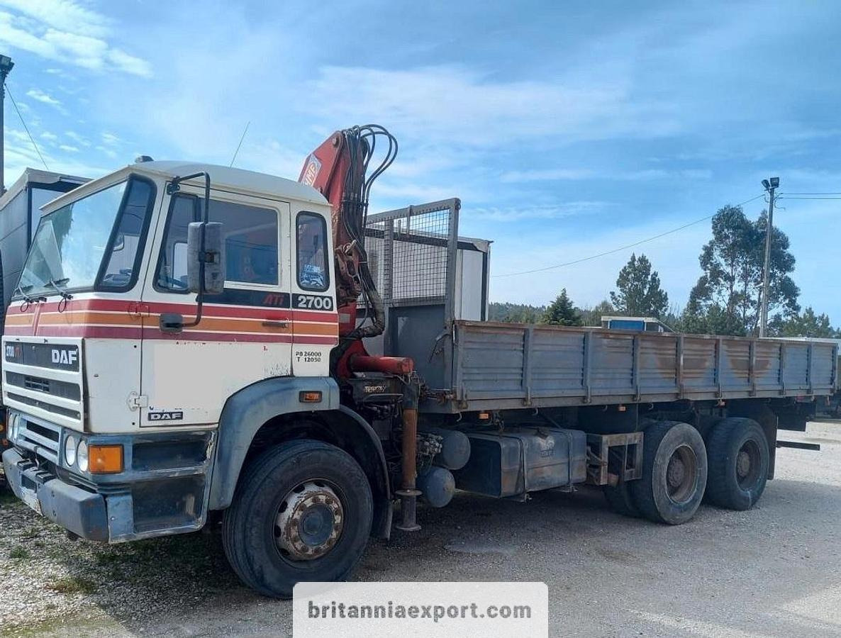 DAF 2700 ATI 6x4 26 Ton Sideways Tipper with HMF 820 Crane | Export Ready. - Tipper: picture 3 DAF 2700 ATI 6x4 26 Ton Sideways Tipper with HMF 820 Crane | Export Ready. - Tipper: picture 3