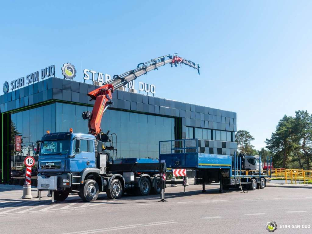 MAN TGA 35.440 8X6H PALFINGER 60002 Semi-trailer - Crane truck: picture 3 MAN TGA 35.440 8X6H PALFINGER 60002 Semi-trailer - Crane truck: picture 3