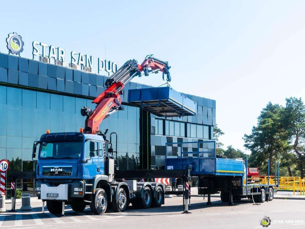 MAN TGA 35.440 8X6H PALFINGER 60002 Semi-trailer - Crane truck: picture 1 MAN TGA 35.440 8X6H PALFINGER 60002 Semi-trailer - Crane truck: picture 1