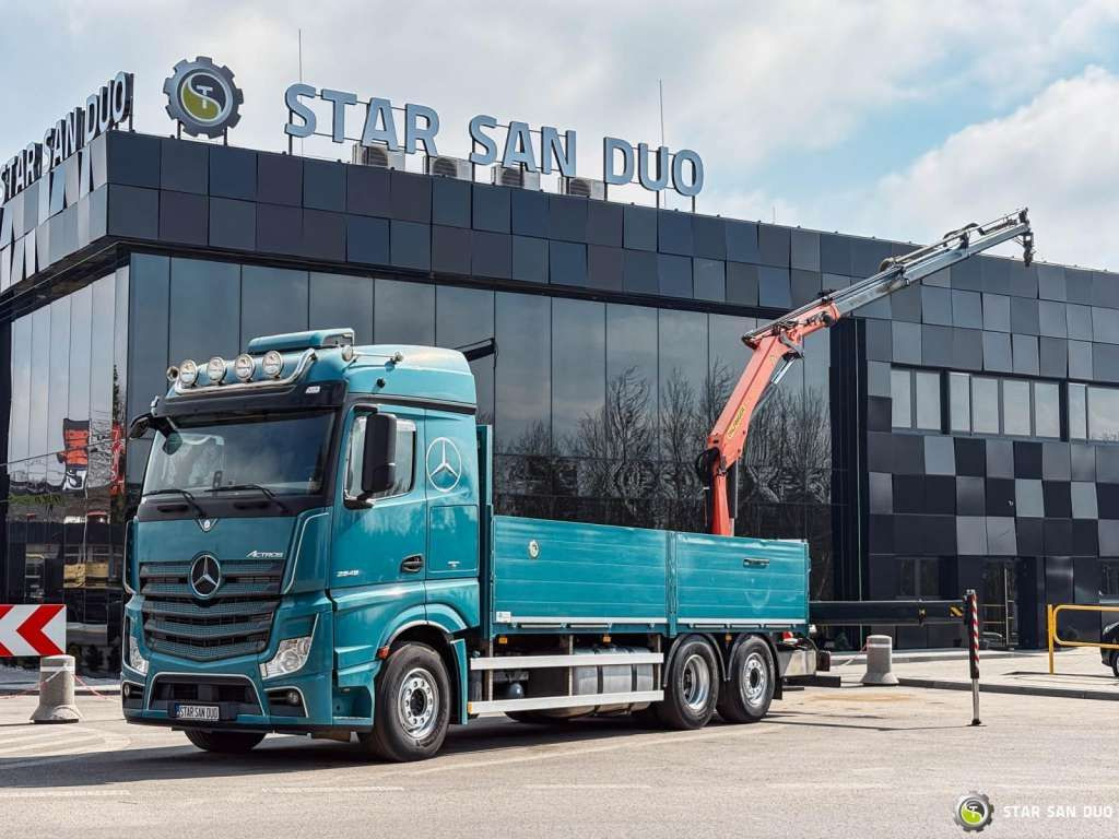 Mercedes-Benz ACTROS 2545 6x2 Palfinger PK 16001 HDS Crane Mercedes-Benz ACTROS 2545 6x2 Palfinger PK 16001 HDS Crane - Crane truck, Dropside/ Flatbed truck: picture 1 Mercedes-Benz ACTROS 2545 6x2 Palfinger PK 16001 HDS Crane Mercedes-Benz ACTROS 2545 6x2 Palfinger PK 16001 HDS Crane - Crane truck, Dropside/ Flatbed truck: picture 1