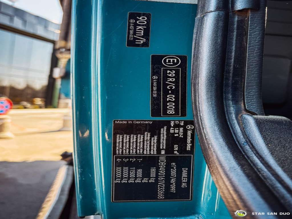 New Tipper Mercedes-Benz  Zetros 1833 4x4 Kipper Camper Chassis: picture 28