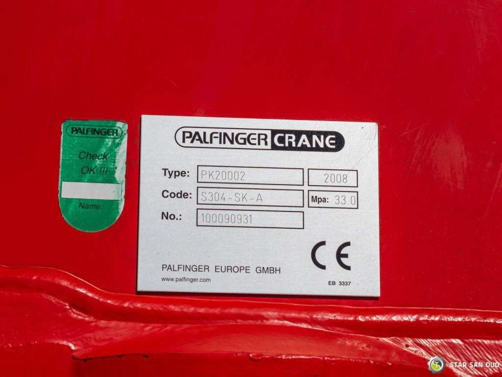 Crane truck Scania  P270 6x2 PALFINGER PK 20002  HDS Crane Rotator: picture 23