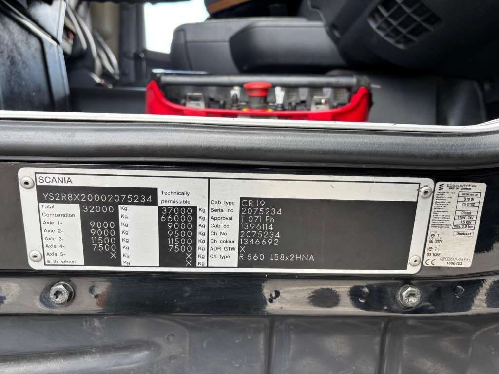 Scania  R560 8x2 PALFINGER PK 92002 SH Fly Jib Winch 5t leasing Scania  R560 8x2 PALFINGER PK 92002 SH Fly Jib Winch 5t: picture 26