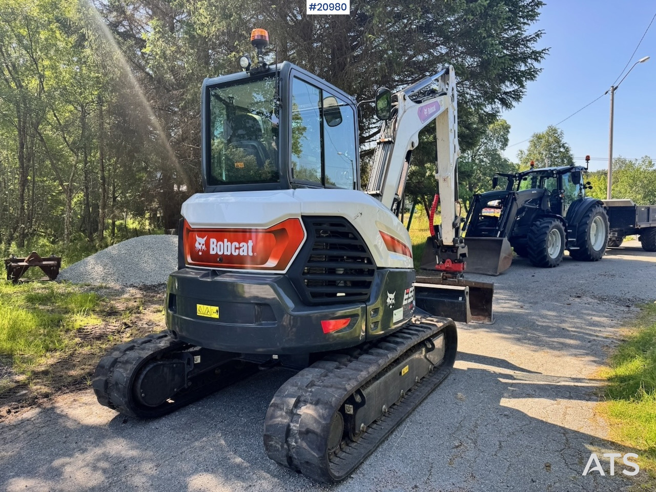 Bobcat E55Z Minigraver m/ Rototilt og 2 skuffer. 230 timer! - Mini excavator: picture 2 Bobcat E55Z Minigraver m/ Rototilt og 2 skuffer. 230 timer! - Mini excavator: picture 2